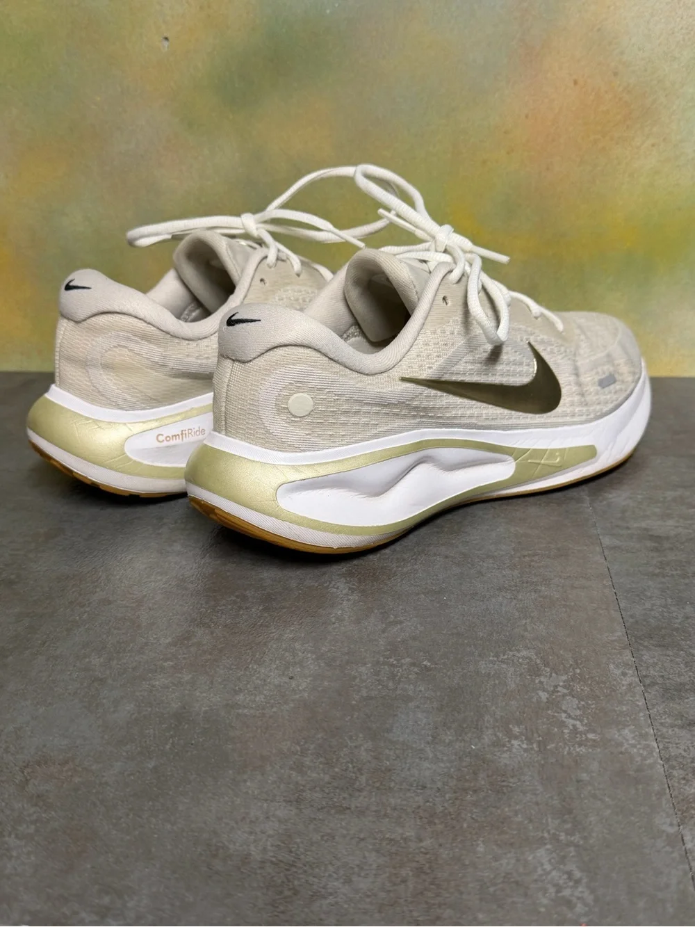Nike Journey Run Women's Sneakers FJ7765-003 Phantom/Neutral Olive-Sail Size 9.5